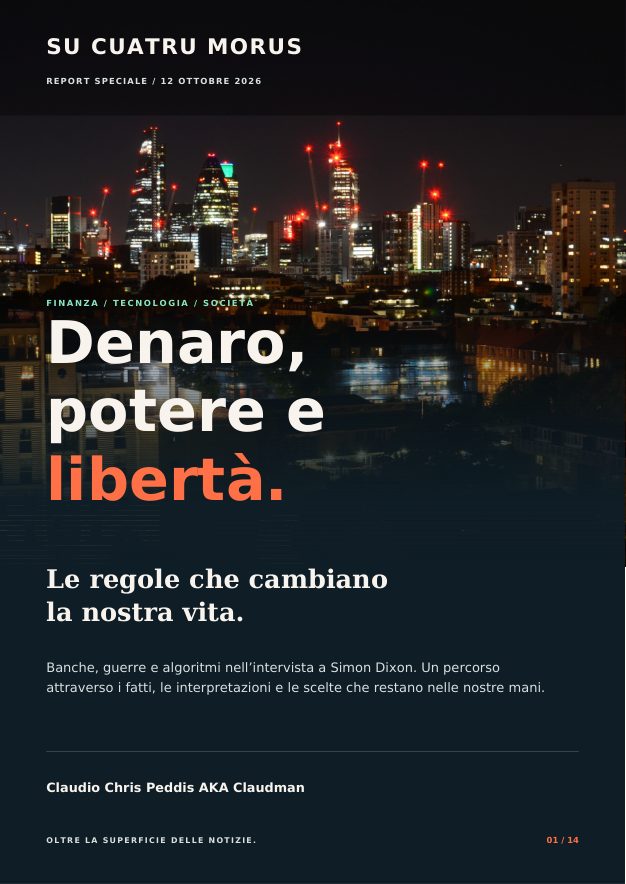 Copertina originale: Denaro, potere e libertà. Le regole che cambiano la nostra vita.