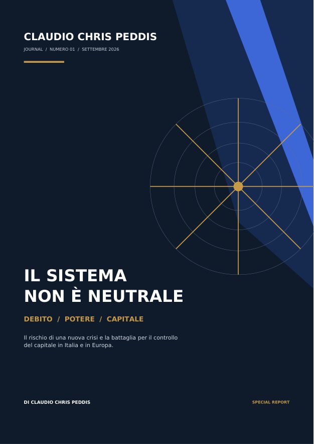 Copertina originale del report: Il sistema non è neutrale.